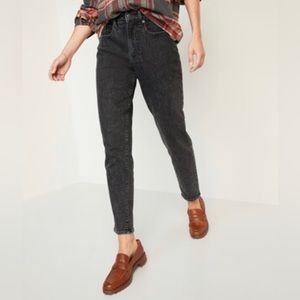 Old Navy straight black washed jeans